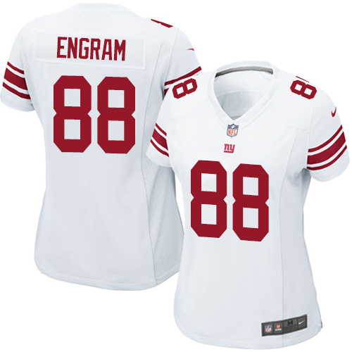 Nike Giants #88 Evan Engram White Women's Stitched NFL Elite Jersey